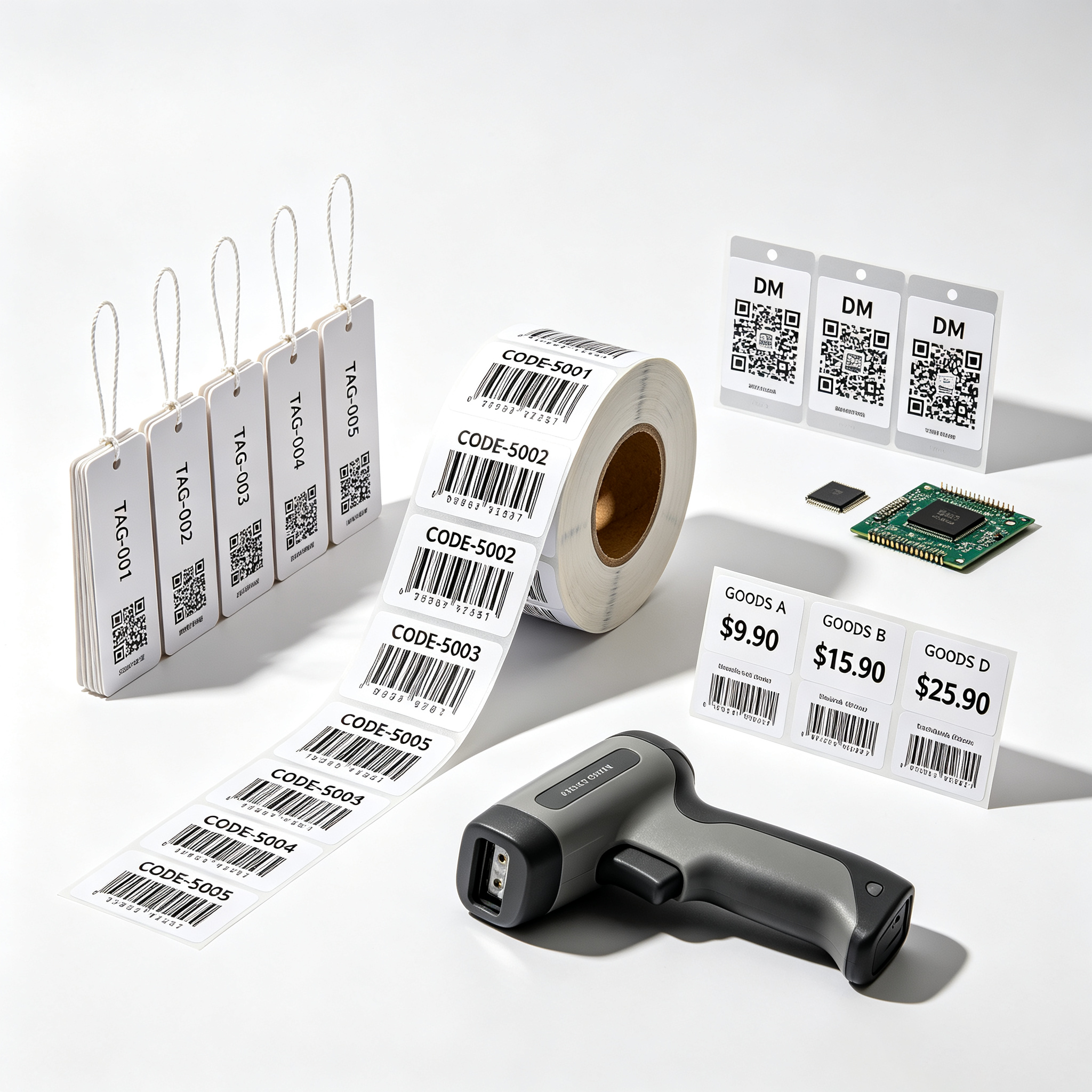 Barcode hang tags 3